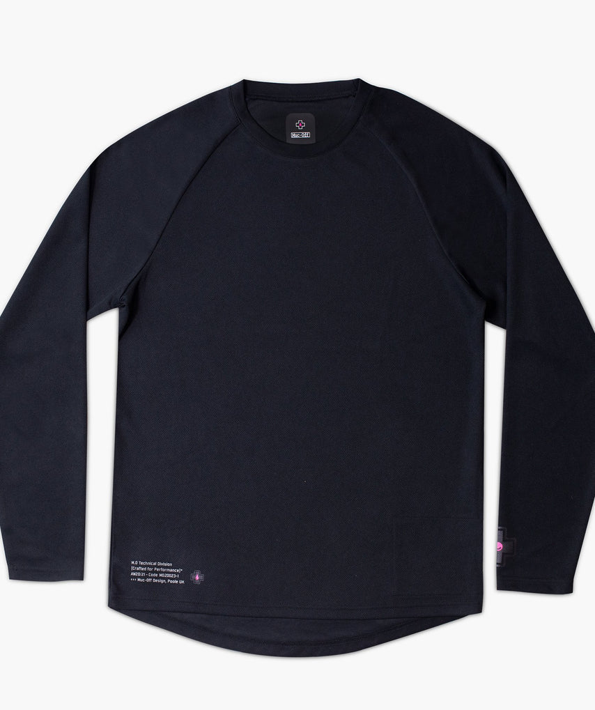 Long Sleeve Mountain Bike Jersey in black